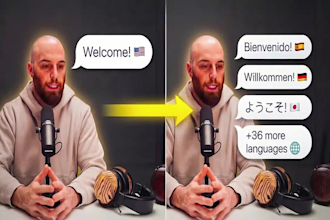 translate your video into any language with perfect lip movement