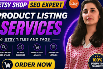 be your etsy SEO and etsy listing expert