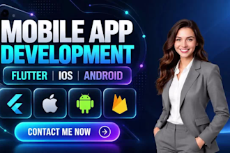 build affordable flutter apps for ecommerce, foods and online businesses