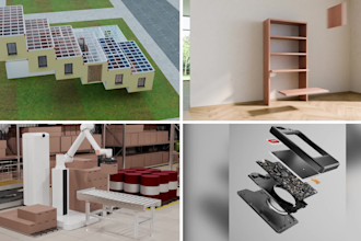 create 3d product explainer and assembling video