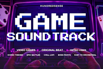 compose epic, retro, chiptune, and custom music for any video game