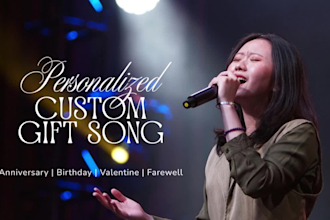 make a custom gift song for your loved ones for any occasion