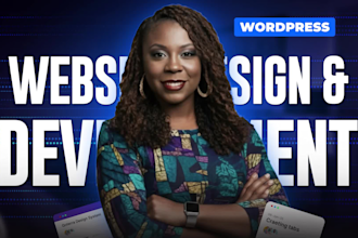 design a professional, responsive, and high converting wordpress website