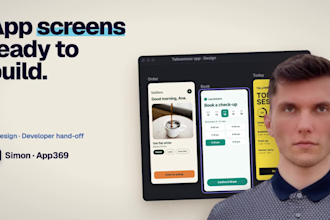 design your mobile app UI screens, ready for developers