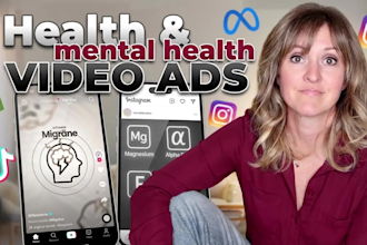 create video ads for health, mental health products shopify