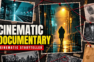 do documentary editing and faceless youtube video editing