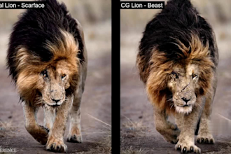 do 3d animal animation, 3d animation, vfx compositing, 3d creature for film