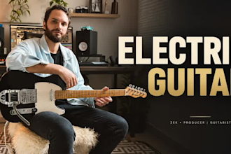 record electric guitar loops or melodies for your pop or edm track