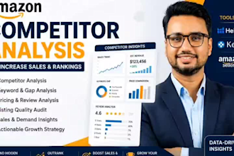 amazon competitor analysis to increase sales and rankings
