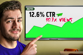 design strategic high CTR youtube thumbnail