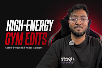 edit high energy gym videos for instagram