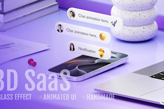 create custom and stunning 3d saas animation