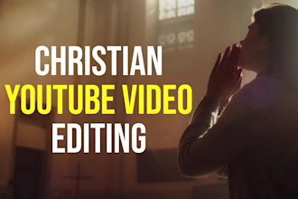 create christian motivational bible videos for youtube