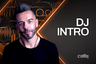 create a professional dj, festival or podcast intro
