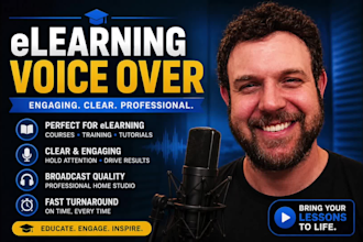 record a professional elearning voice over