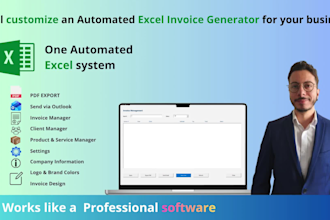 customize an automated excel invoice generator for your business