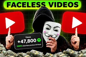 edit your faceless cashcow youtube videos and documentaries