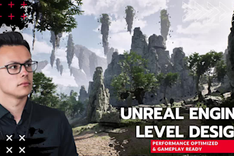 design stunning ue5 levels, maps and environments