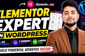 build a wordpress website with elementor for startups