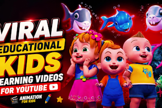 3d kids animation, 3d ai cartoon video kids 3d ai storytelling animation for kid