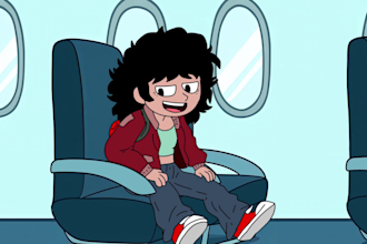 make a 2d cartoon animation video for meme coin, ads, movie, and music video