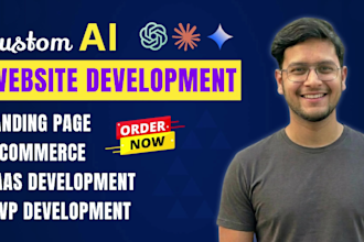 build react and vite website, landing page, ecommerce, mvp, saas