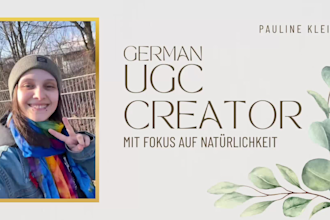 be your german ugc creator