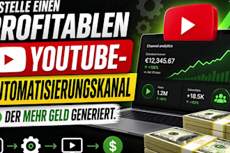 erstelle einen profitablen youtube automatisierungskanal der mehr geld generiert
