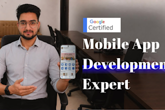 develop a flutter app for android and ios with firebase