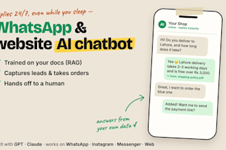 build a whatsapp ai chatbot rag chatbot and ai agent for your business