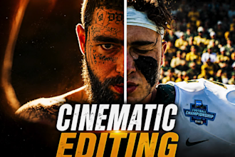 do cinematic sport highlight video, hype videos, event recaps, sport flyer