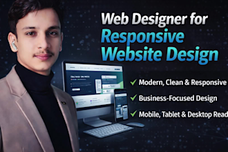 be your web designer for responsive website design