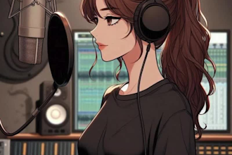 do professional indian english female voice over