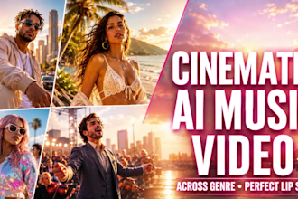 create realistic ai music video cinematic visual ai video ai generated music