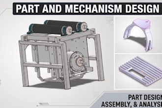 design mechanical parts and drawings in solidworks
