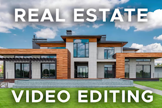 edit a professional real estate video