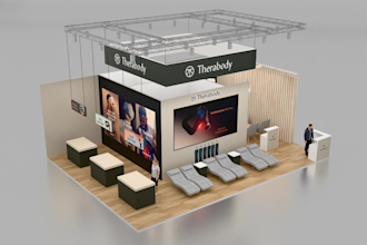 design your 3d exhibition booth, kiosk, stand, stall