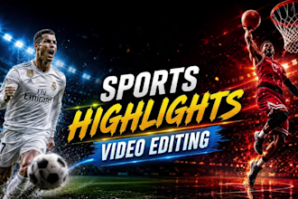 do sports video editing, hype videos, highlights, reels