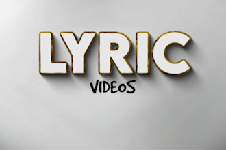 create a professional animated lyric video for your song