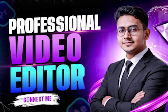 do professional youtube video editing, motion graphics, shorts as video editor