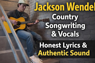 sing and produce your custom country ballad or country pop song music songwriter
