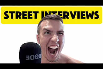 create best performing street interviews for tiktok, reels