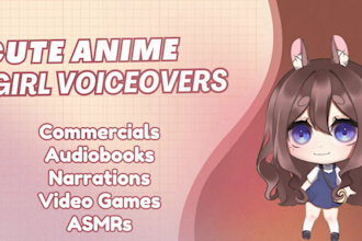 record cute or sexy anime girl voiceovers for your projects