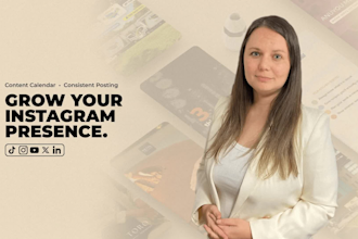 be your instagram social media manager on a monthly basis