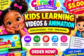 do kids learning videos and kids video editing for youtube