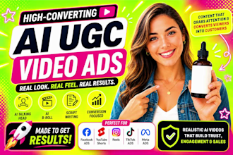 create ai ugc video ads, ai ugc, ai ads, ugc, tiktok ai ugc ads