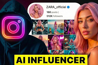 do hyper realistic ai influencer for socialmedia and brands, and ai video