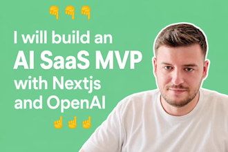 build an ai saas mvp with nextjs and openai