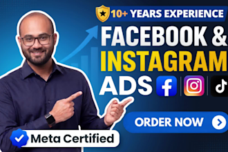 launch facebook ads campaign meta ad manager instagram marketing and tiktok ads