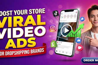 create viral ai video ads for dropshipping and shopify